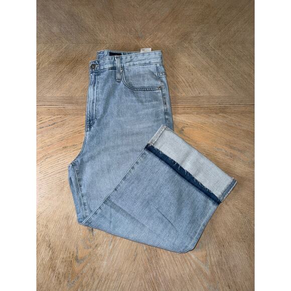 AG Adriano Goldschmied Women's Etta Wide Leg Jeans light wash two tone size 32 - Picture 8 of 11